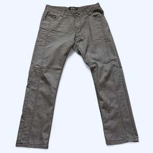 Y2K F.U.S.A.I. Brown & Gray Checkered Skater Pants